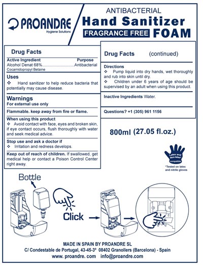 Bottle (Hand Sanitizer 800 Foam Usa Prueba)